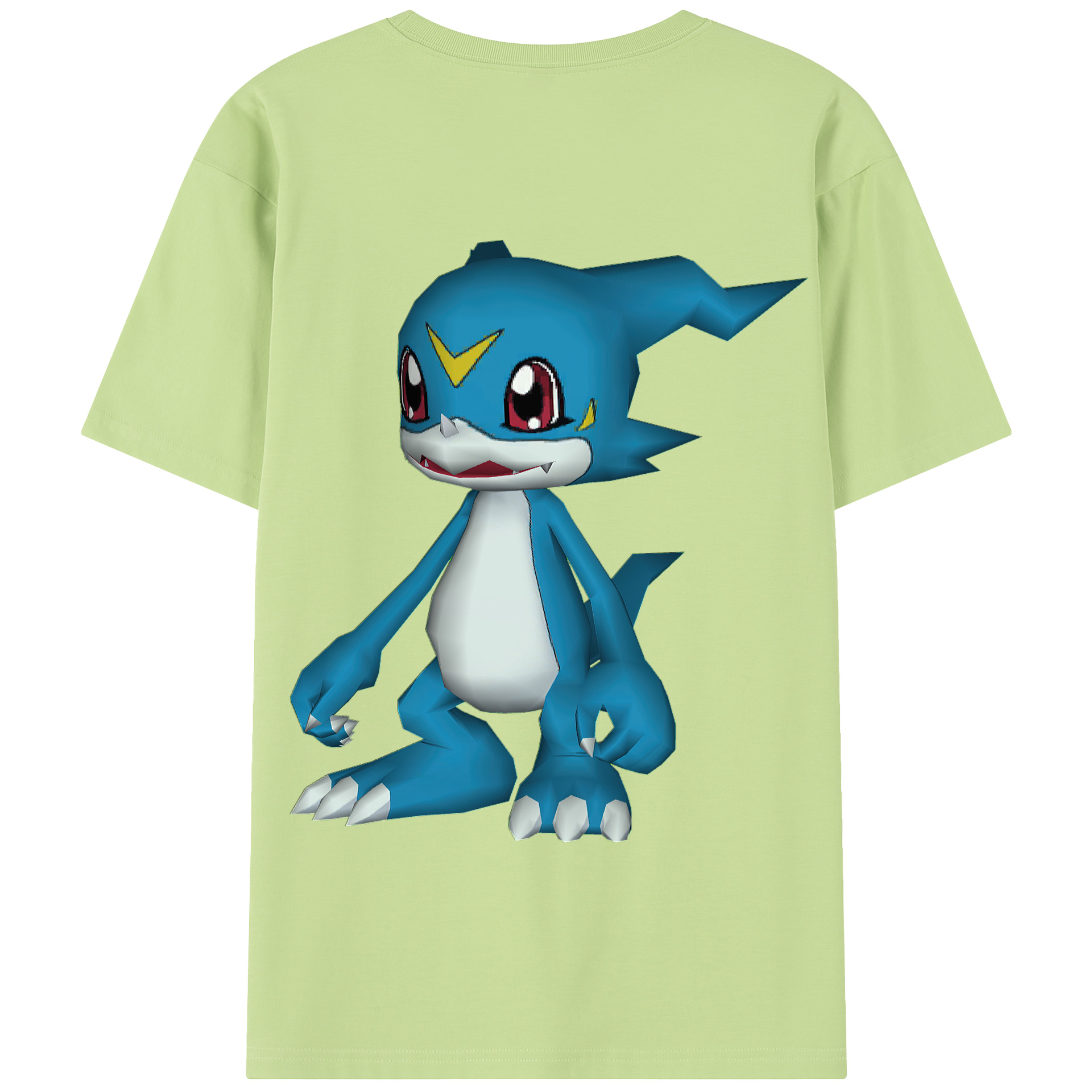 （画像用） Digimon デジタルモンスター/デジモン 綿100％半袖Tシャツ（背面プリント）